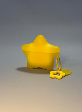 多巴胺果冻黄色星星少女心适用AirPods4代耳机壳苹果无线蓝牙AirPodsPro三代软1/2/3代硅胶Pro2代女款Pro3代