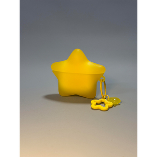 多巴胺果冻黄色星星少女心适用AirPods4代耳机壳苹果无线蓝牙AirPodsPro三代软1/2/3代硅胶Pro2代女款Pro3代