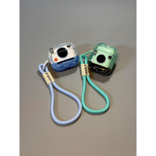 情侣款复古拍立得照相机适用AirPods4代耳机壳苹果AirPodsPro3代无线蓝牙1/2/5代软硅胶Pro2防摔Pro三代女款