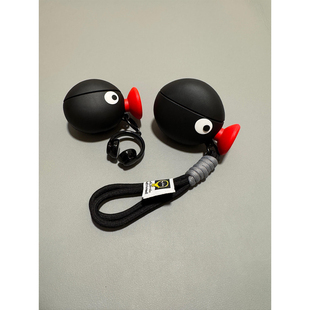 可爱卡通嘟嘴企鹅pingu适用AirPods4代耳机壳苹果AirPodsPro3代无线蓝牙1/2/3代软硅胶Pro2代防摔套Pro三代女