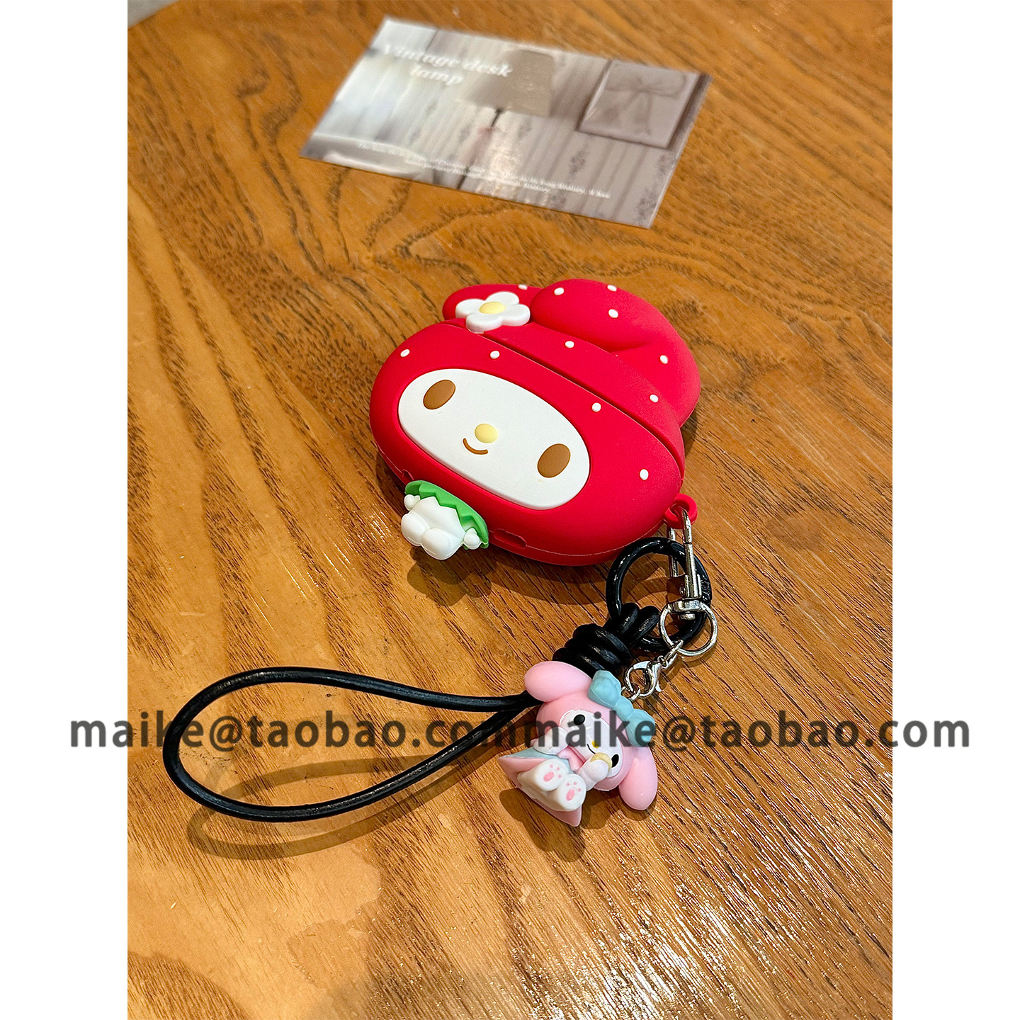 超火人气可爱草莓兔子适用AirPods4代耳机壳苹果AirPod