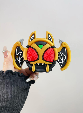 创意新款假面骑士kiva蝙蝠变身器适用AirPods4代耳机壳苹果无线蓝牙AirPodsPro2代软1/2代硅胶3代防摔pro二代