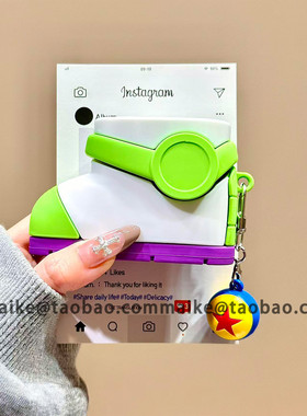 玩具总动员创意巴斯光年鞋子适用AirPodsPro三代耳机壳蓝牙苹果AirPods4代软硅胶Pro2代防摔套Pro3代保护壳女