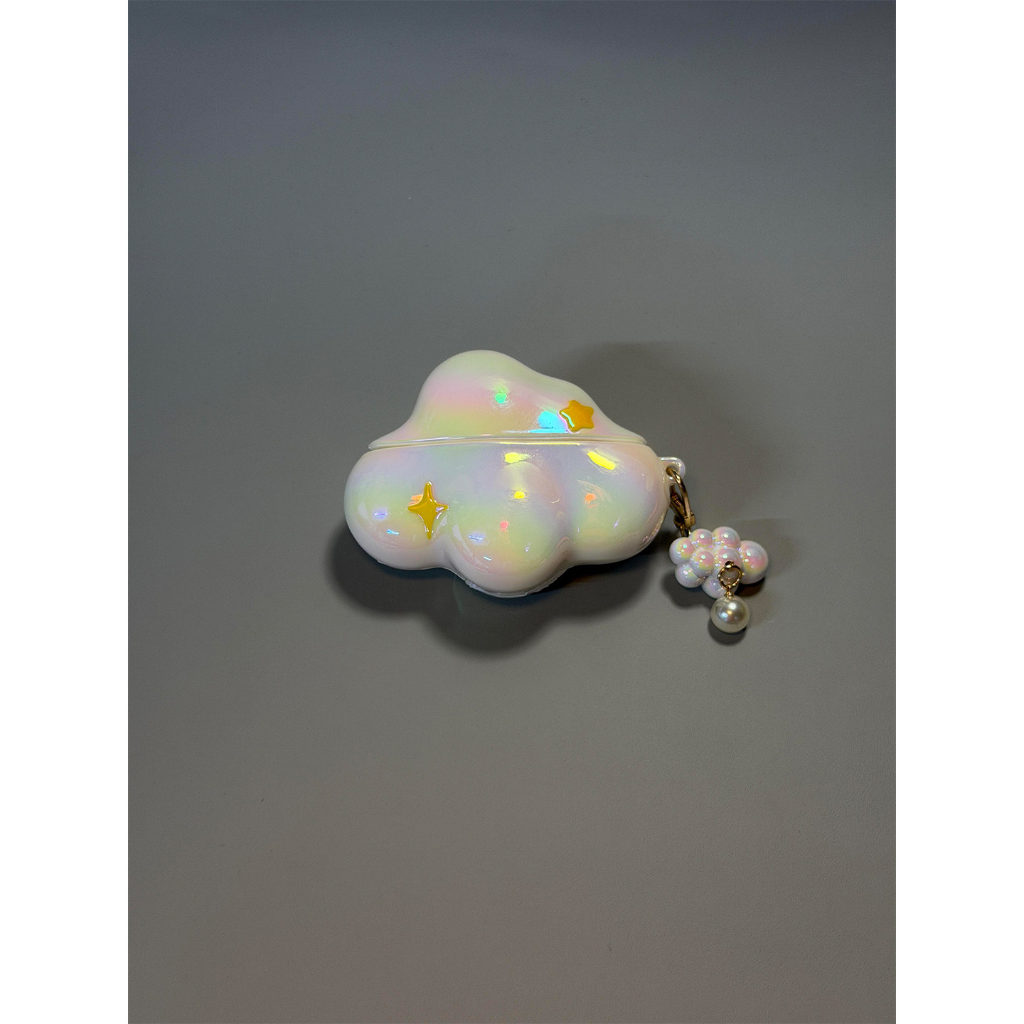 ins日韩新款个性镭射云朵适用AirPods4代耳机壳苹果AirPodsPro3代无线蓝牙1/2/5代软硅胶Pro2防摔Pro三代女款
