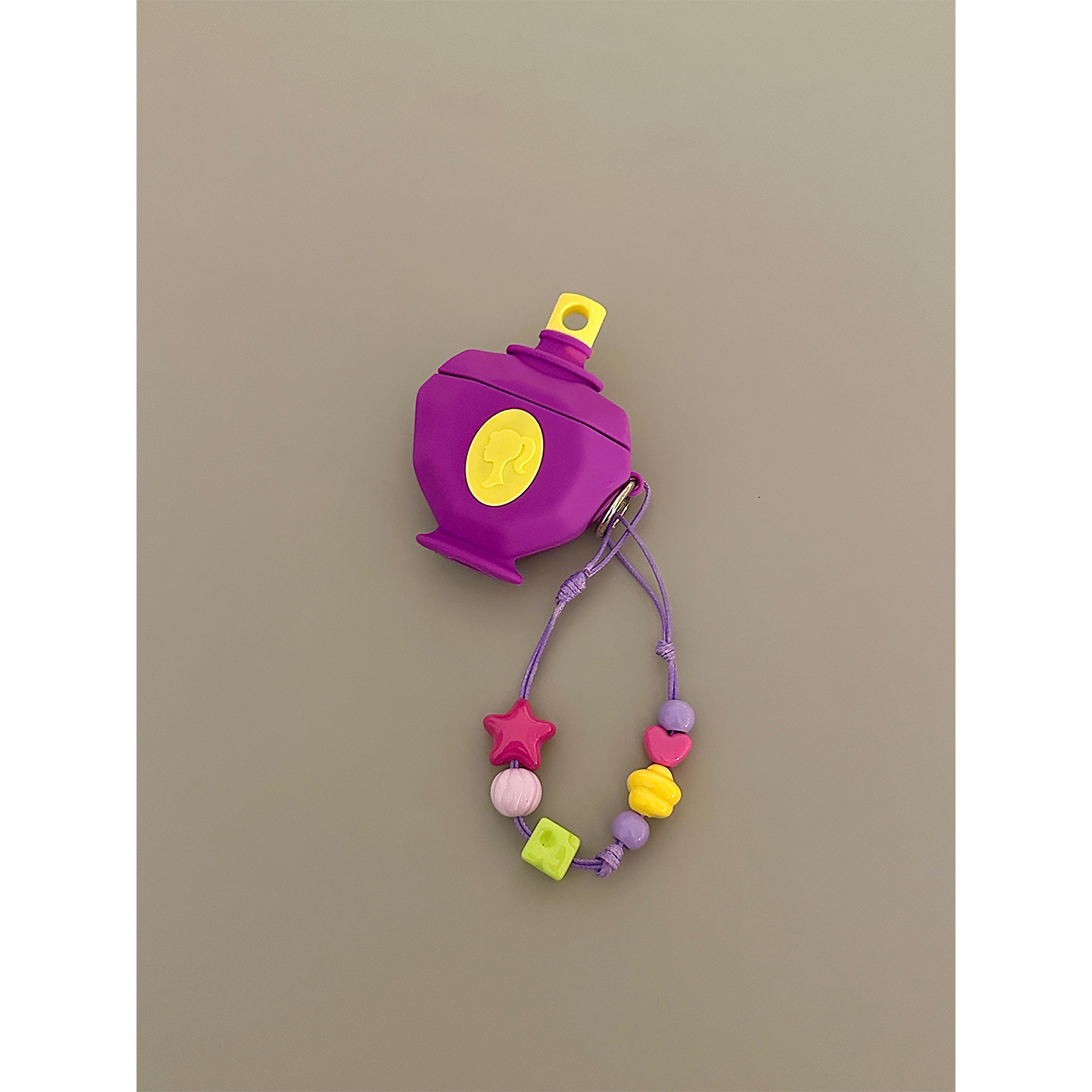 时尚罗兰紫芭比公主香水瓶适用AirPods4代耳机壳苹果无线蓝牙AirPodsPro二代硅胶1/2代软耳塞3代防摔保护壳女