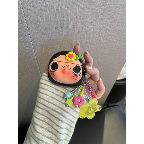 夏威夷风卡通可爱小玉yuy适用AirPods4代耳机壳苹果AirPodsPro3代蓝牙1/2/3代软硅胶Pro2代防摔套Pro三代女款