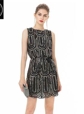 1920s Dress Gatsby Party Costumes 了不起的盖茨比裙子 复古裙