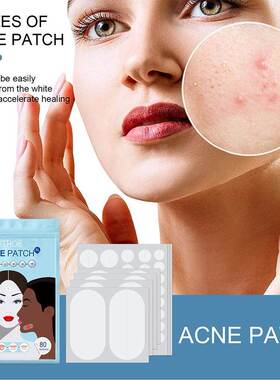 80pcs/Set Acne Acne Patch Large Size Acne Patch Hydrocolloid