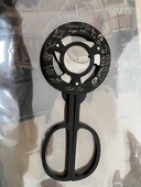 雪茄剪黑色光面款 金属材质双刃设计刀刃锋利开