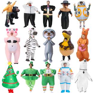 Christmas tree inflatable clothing animal costume圣诞充气服