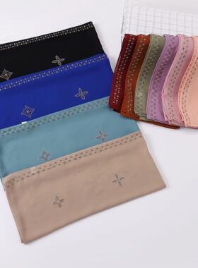 Pearl Chiffon Long Scarf Middle East 珍珠雪纺长巾纱巾中东