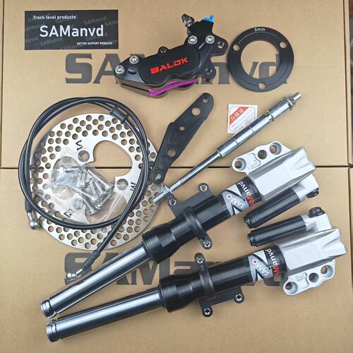 电动车前减震套件30/31芯使用九号m95c/mz/NZn370极核  小牛n1s