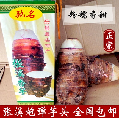 韶关正宗张溪香芋炮弹芋头粉糯香芋新鲜紫藤芋槟榔芋毛芋乐昌特产