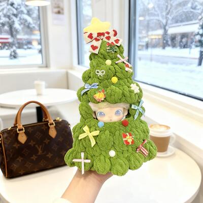 DIMOO娃衣DIMOO新品新生日记娃衣潮玩搪胶公仔衣服换装钩织圣诞树