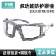 职安康护目镜劳保防飞溅防冲击防灰尘不起雾工业切割打磨护目镜