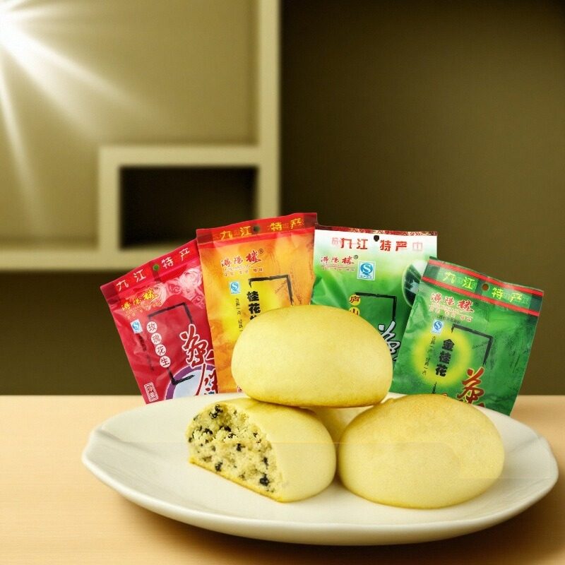 九江浔阳楼大茶饼350g*3袋装庐山特产传统糕点心零食饼干小吃美食