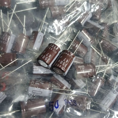 350V47UF 14.5X20 黑金刚KXJ 高频长寿命 原装电解电容 47UF350V