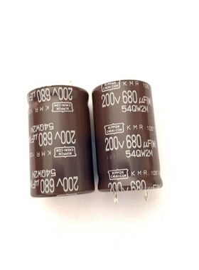 KMR系列牛角200V680UF 22X35 日本黑金刚 电解电容105度680UF200V