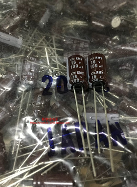 黑金刚 16V100UF 6.3X11.5 KMY系列 EKMY160ELL101MFB5D 电解电容