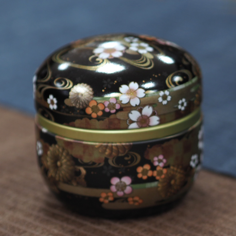 日本原产NITTOH食品级镀锡茶叶罐