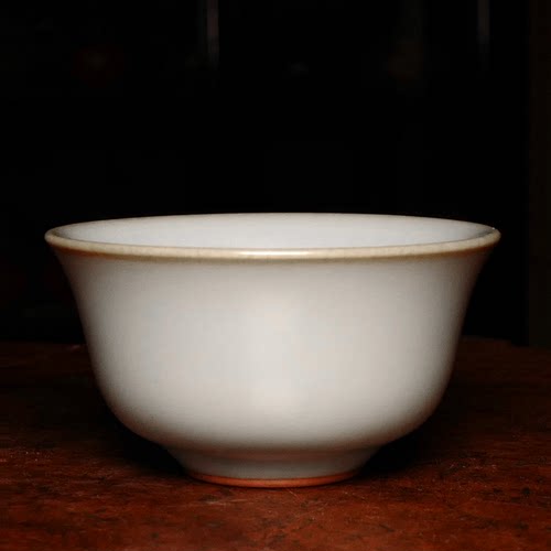 龙圣华苑台湾晓芳窑汝窑天青不开片玛雅杯台湾蔡晓芳仿汝釉主人杯