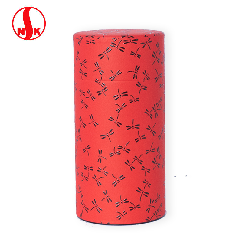 龙圣华苑进口茶叶罐纸日式