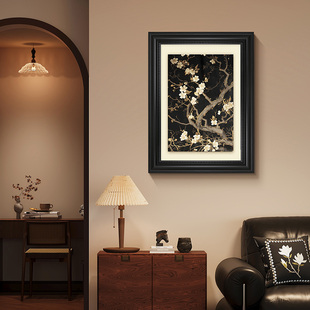 法式中古风客厅装饰画高级感沙发背景墙画餐厅高级感小众艺术挂画