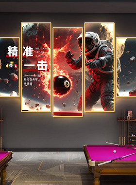 宇航员主题发光挂画适用