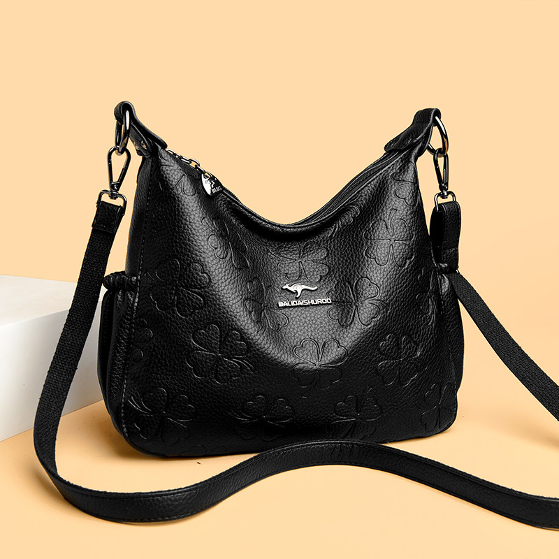 袋鼠真皮女包2025款百搭送妈妈包大容量中老年女士牛皮单肩斜挎包,箱包皮具/热销女包/男包,通用款女包,淘宝优惠券,粉丝福利购,淘宝优惠卷