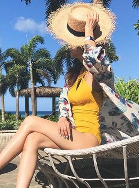 2018fahsion swimwear women swimsuit sexy bikini jumpsuit泳衣