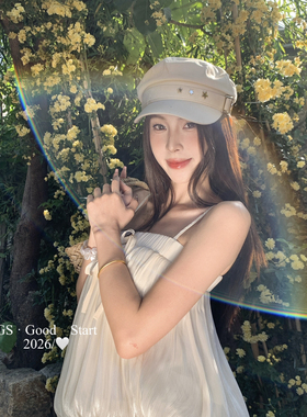 GS.GOOD START-美又显贵夏季别致氛围感蝴蝶结花苞吊带背心M0870V