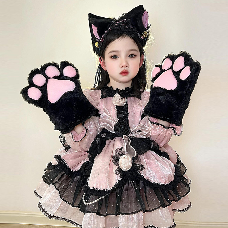 cos服装儿童露娜猫洛丽塔连衣裙6