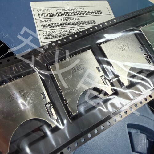 GSD09002SEU  原装安费诺 11（9 + 2）针位卡座连接器 安全数字式