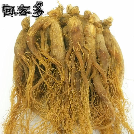 回客多无糖红参人参长白山参无糖整枝红参高丽参东北特产250克