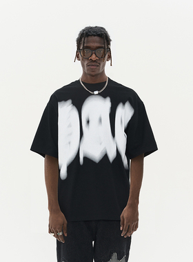 【司马光】HACR丨harshandcruel幻影哥特字街头宽松圆领短袖T恤