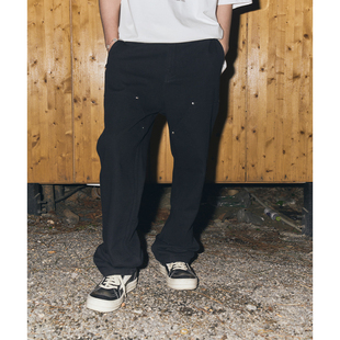 牛仔裤 cruel街头感重磅洗水做旧vibe伐木微喇工装 and harsh