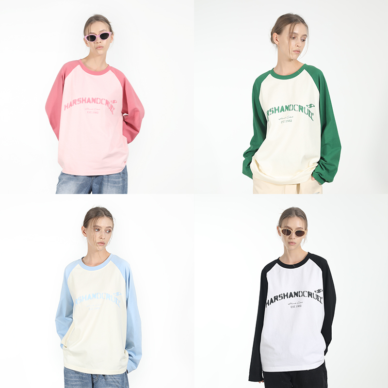 harshandcruel插肩袖长袖T恤