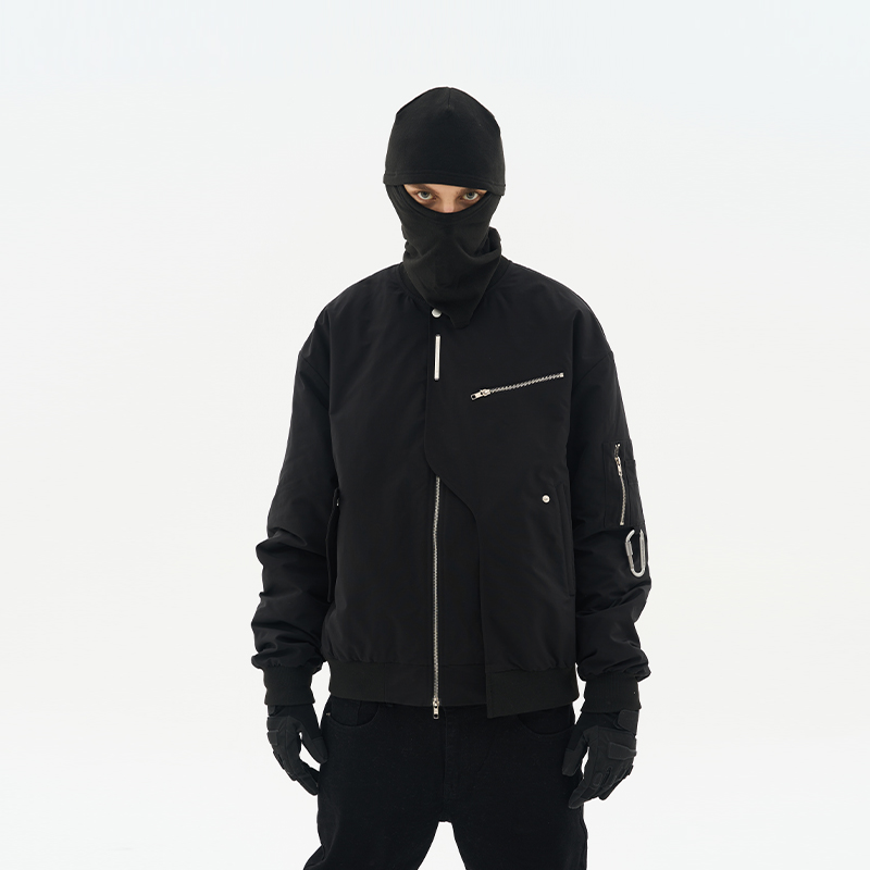 夹克多口袋棉外套桀骜不驯