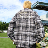 衬衫 harshandcruel小香风翻领珍珠绣刺绣长袖 易大千 HACR