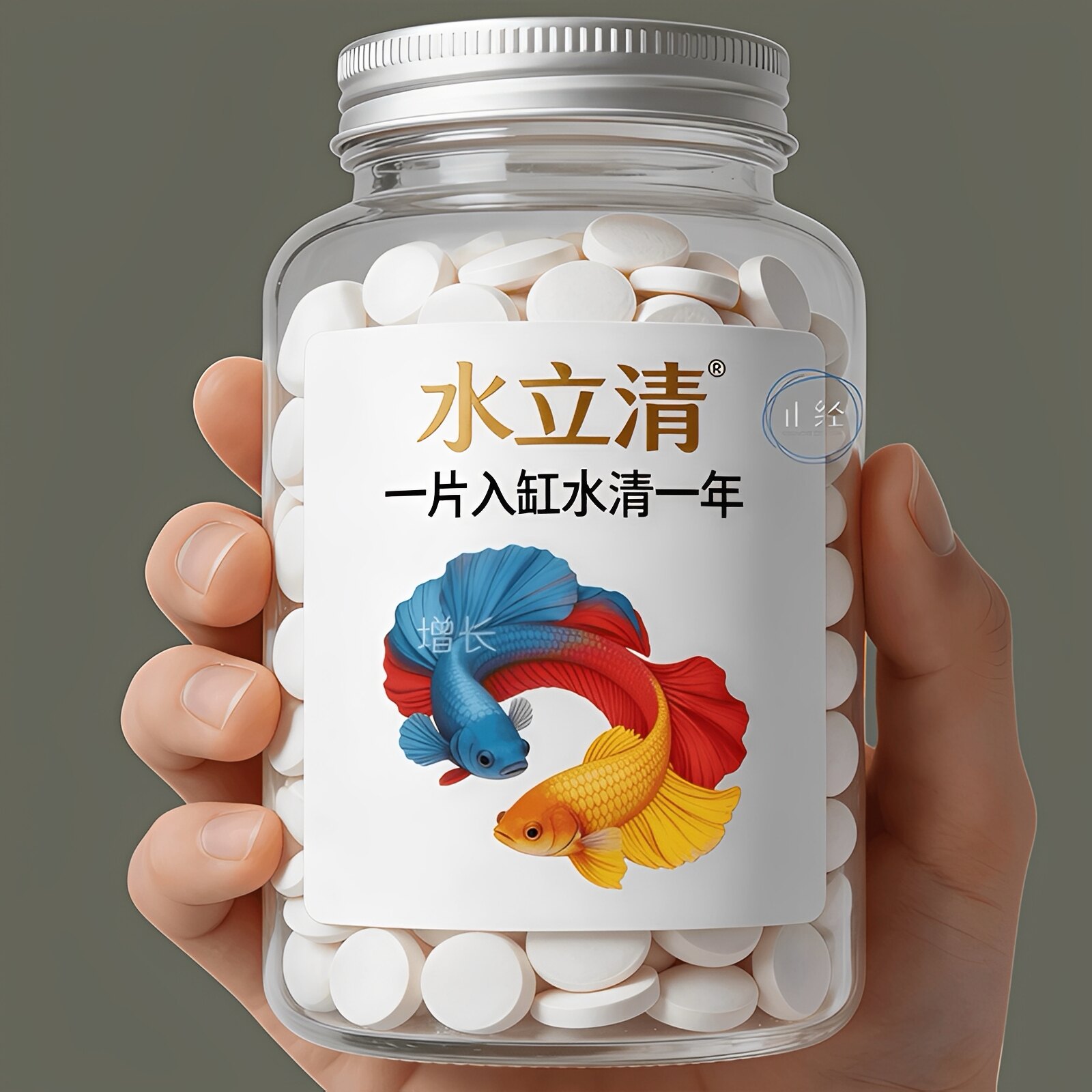 鱼缸水立清片快速净水清澈除浑浊