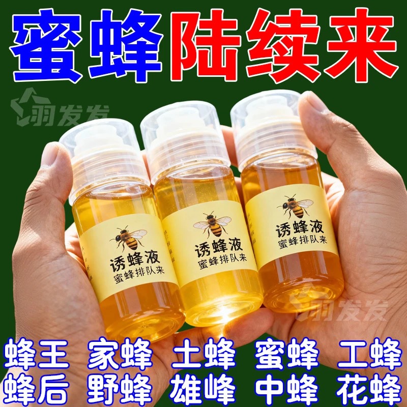 蜂王带头来【养蜂户福音】引蜂液