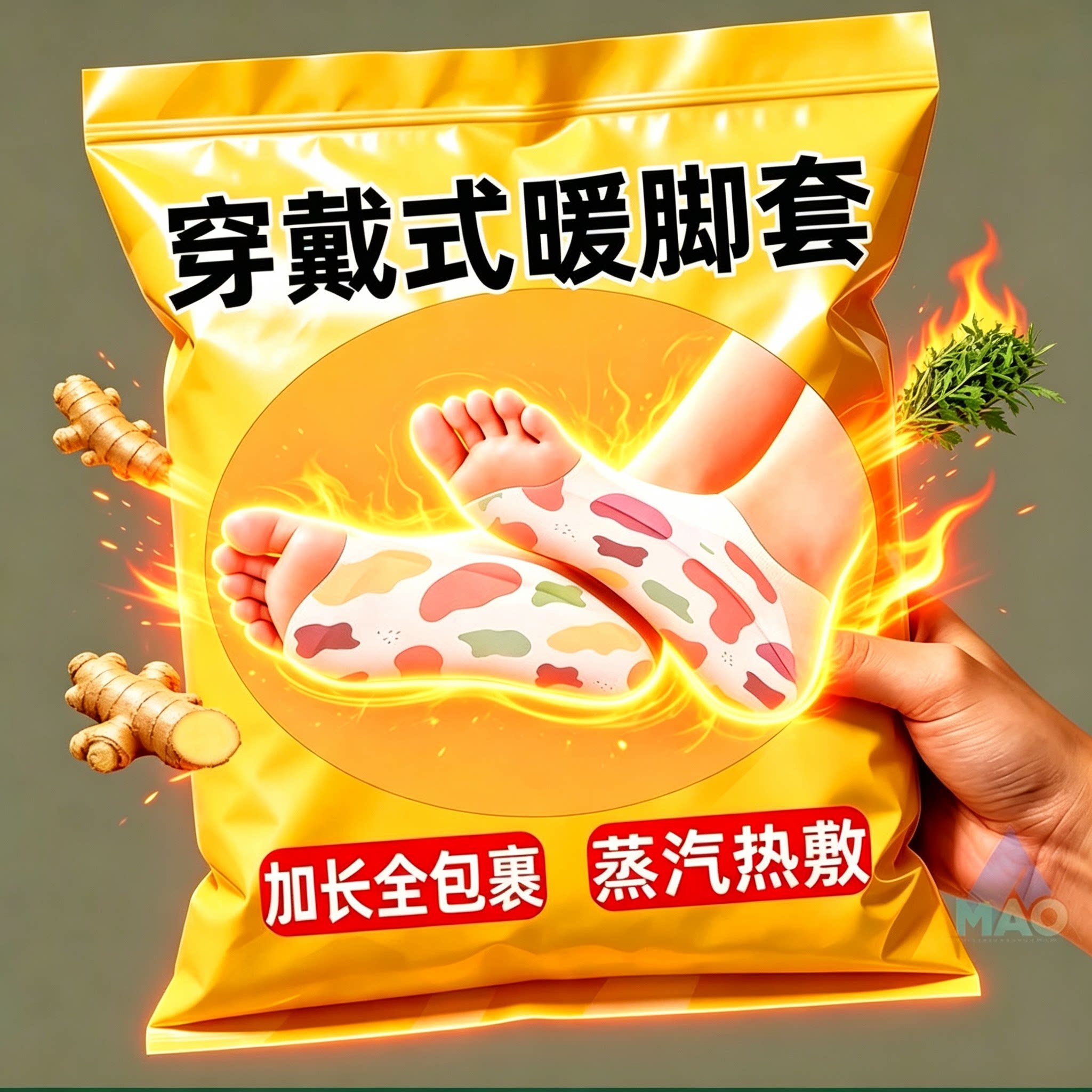 发热一整天【暖足套】足热暖全身