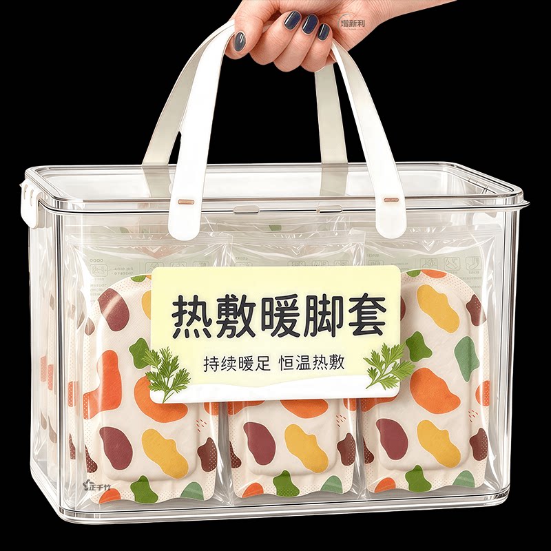 50片穿戴式发热脚套暖足贴42℃