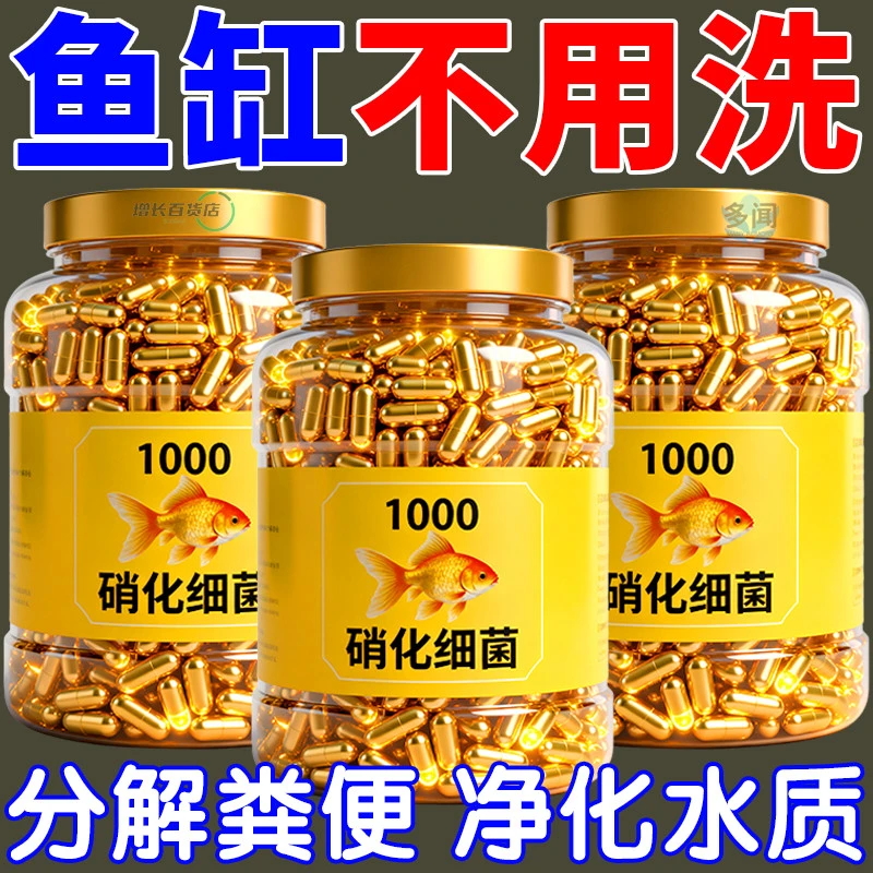 硝化细菌胶囊养鱼先养水免晒水