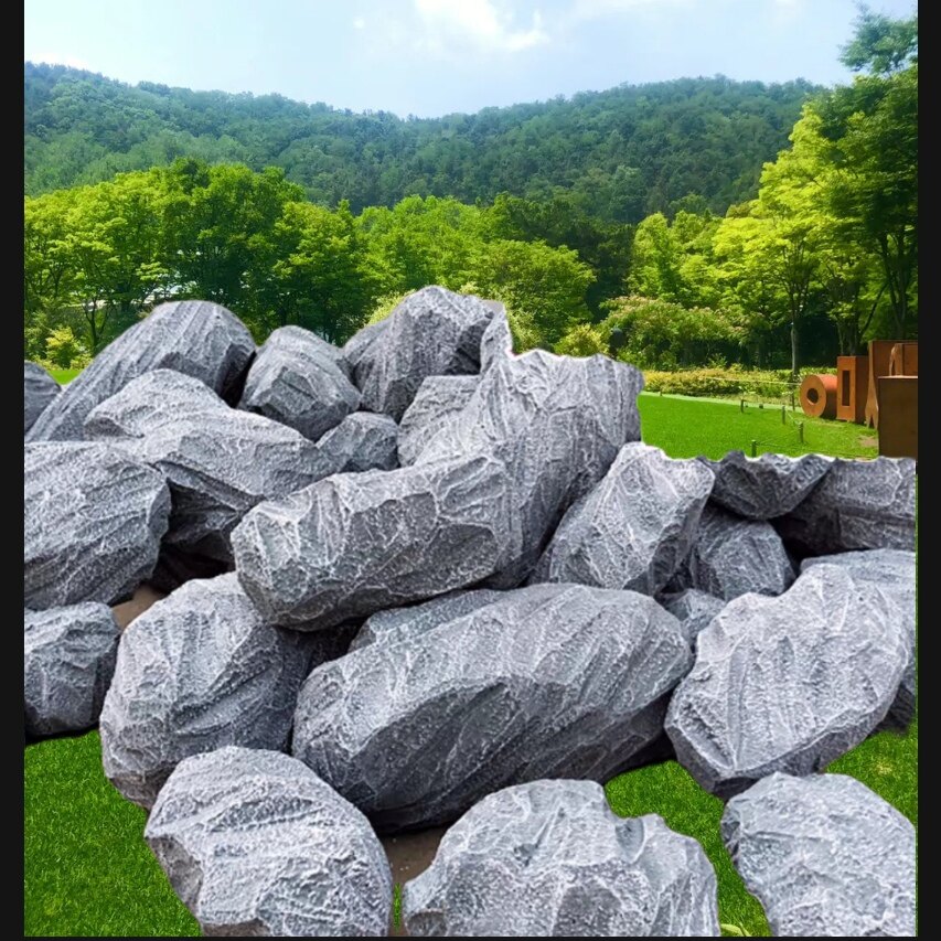 泡沫石头假石头道具仿真石头假山模型造景装饰舞台演出胸口碎大石