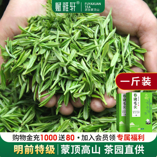 2025蒙顶高山茶好茶不贵一斤装