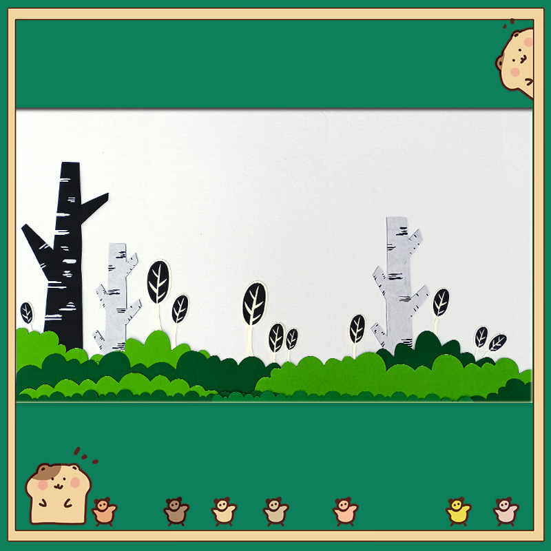 幼儿园春天环创装饰教室创意黑板报主题墙面布置小清新家园联系