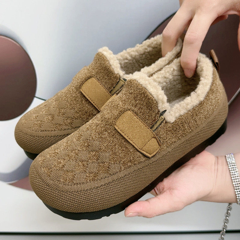 勃肯鞋女2024冬季老北京布鞋女棉鞋时尚百搭豆豆鞋加绒保暖妈妈鞋,女鞋,棉鞋,淘宝优惠券,粉丝福利购,淘宝优惠卷