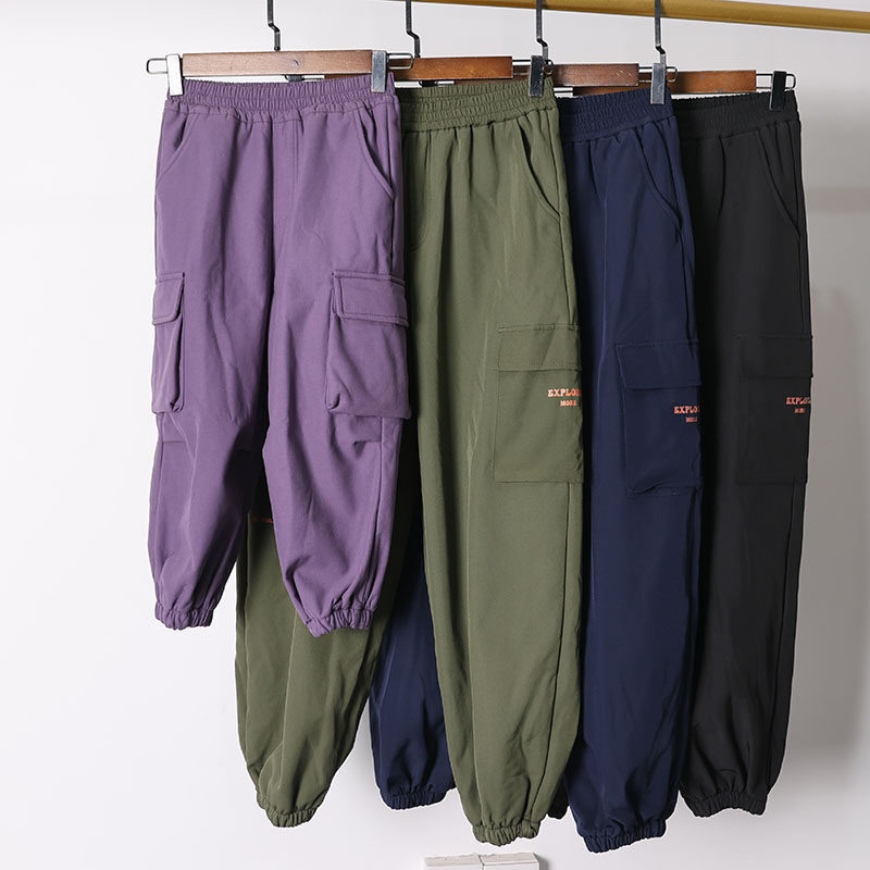 冬季儿童松紧腰工装束脚裤加绒保暖多口袋防风透气休闲裤运动裤潮,童装/婴儿装/亲子装,运动裤卫裤,淘宝优惠券,粉丝福利购,淘宝优惠卷