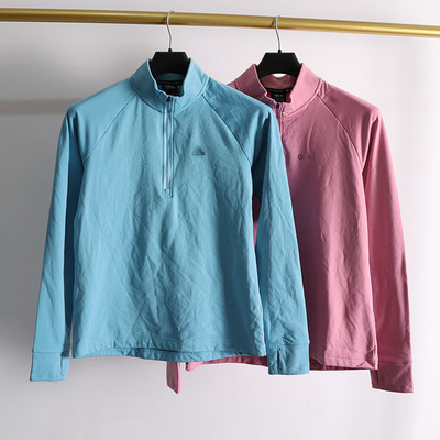 户外薄绒高尔夫女士长袖T恤